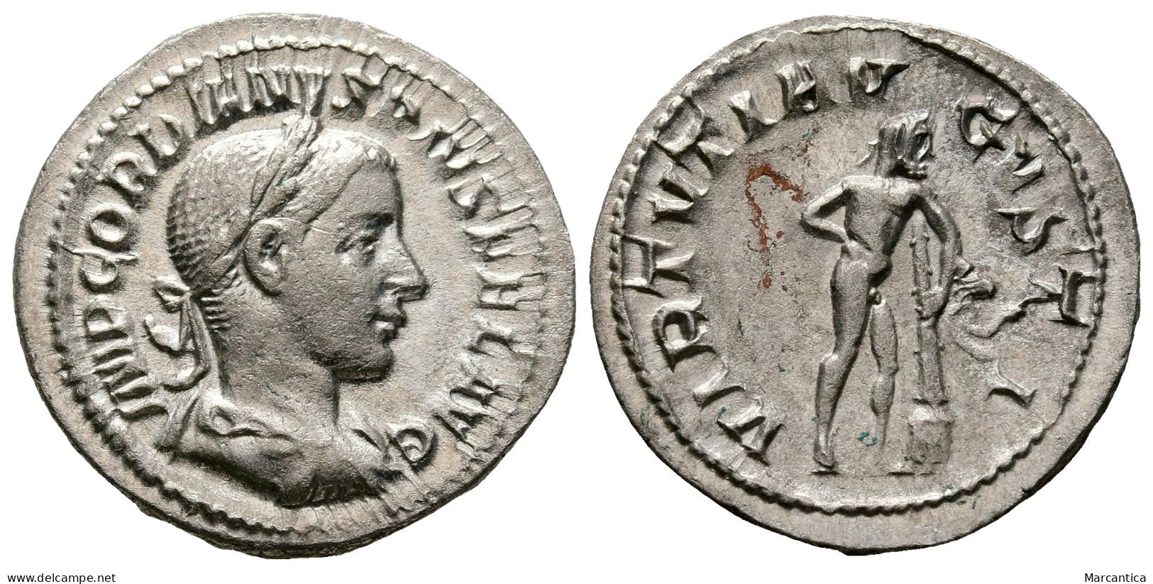 GORDIAN III (238-244). Denarius. Rome. - L'Anarchie Militaire (235 à 284)