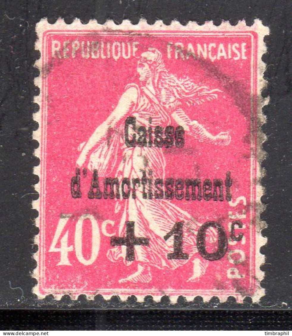 N° 266 (Caisse Amortissement TB Centrage) Oblitéré SUPERBE: COTE= 30 € - 1927-31 Sinking Fund