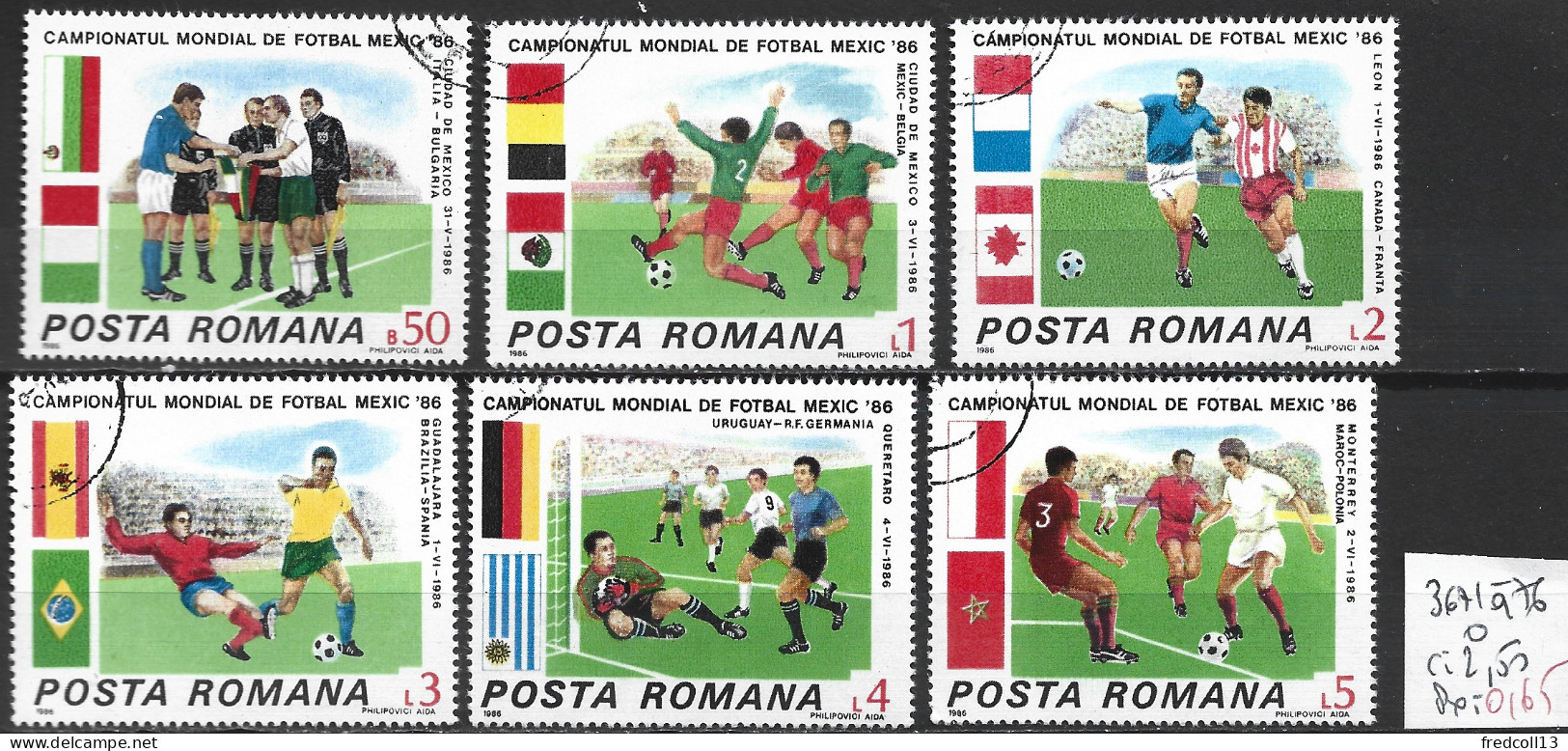 ROUMANIE 3671 à 76 Oblitérés Côte 2.50 € - Used Stamps