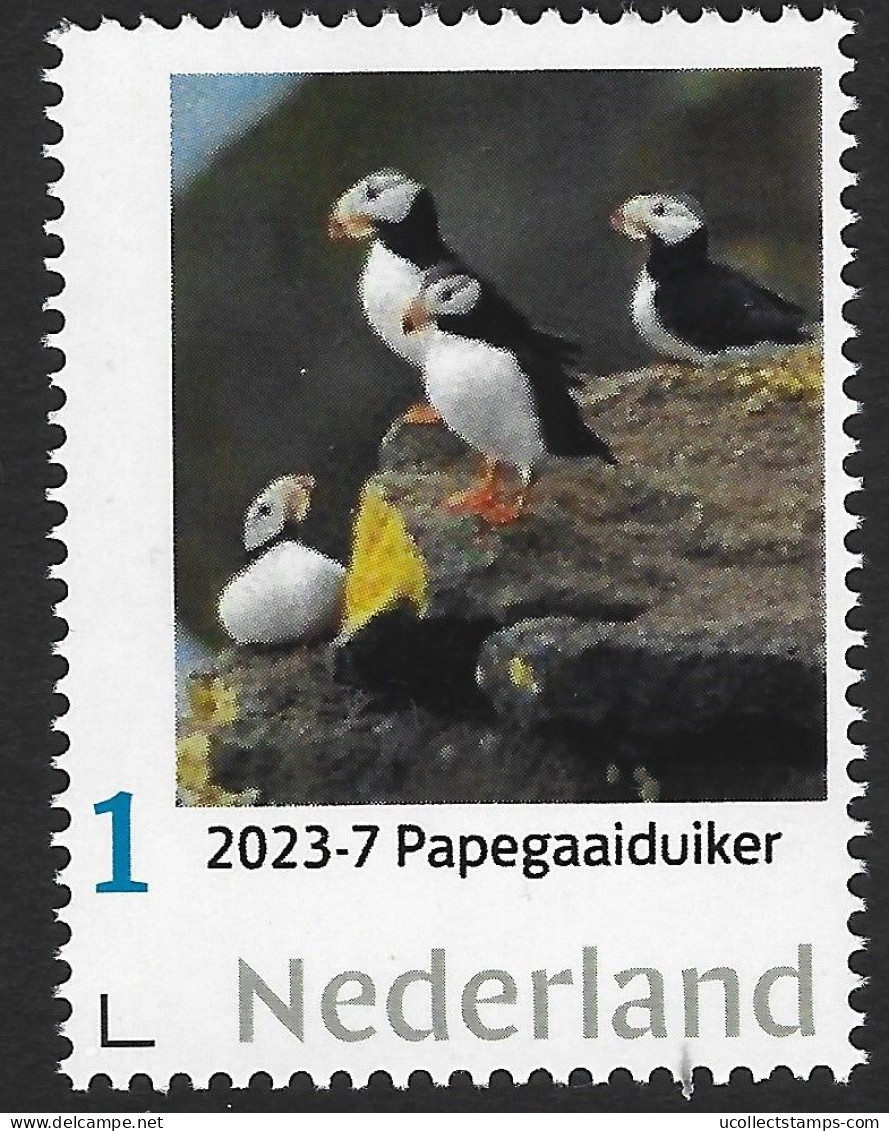 Nederland 2023-7 Papegaaiduiker  Horned Puffin   Postfris/mnh/sans Charniere - Ungebraucht