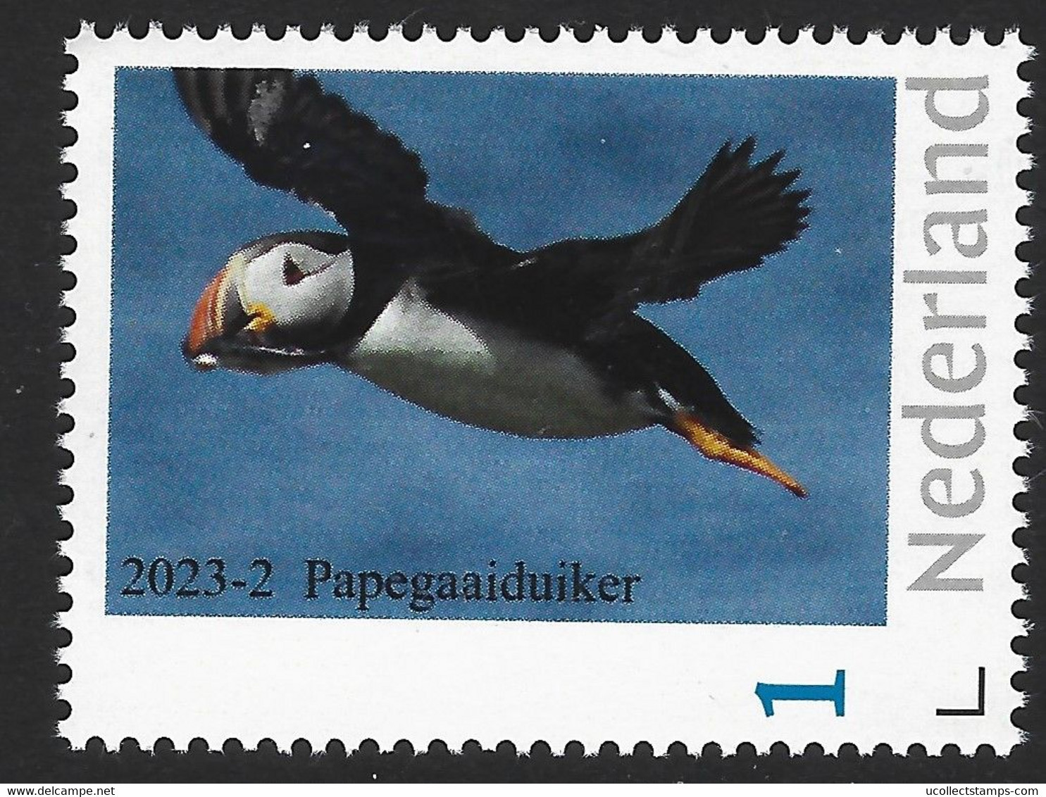Nederland  2023-2  Papegaaiduiker  Puffin    Postfris/mnh/neuf - Unused Stamps