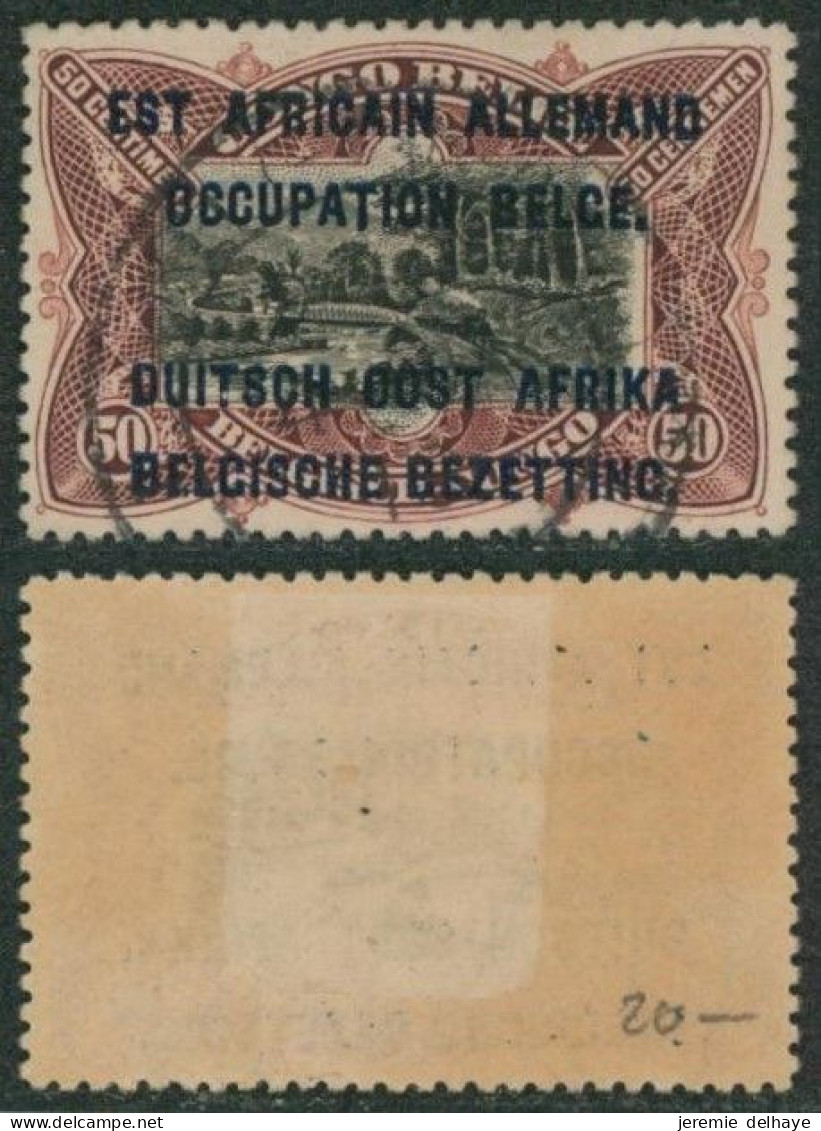 Ruanda-Urundi - N°33 Oblitéré (surcharge Type B) + Curiosité : Grand T Dans OCCUPATION - Neufs