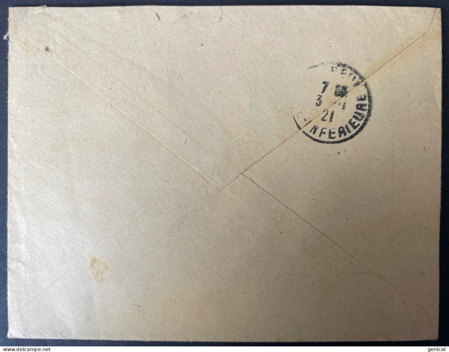 Haut Senegal Et Niger Lettre A En Tete Souéydane A Kayes ( Fournisseur De Pierres ) 1921 Pour La France - Cartas & Documentos