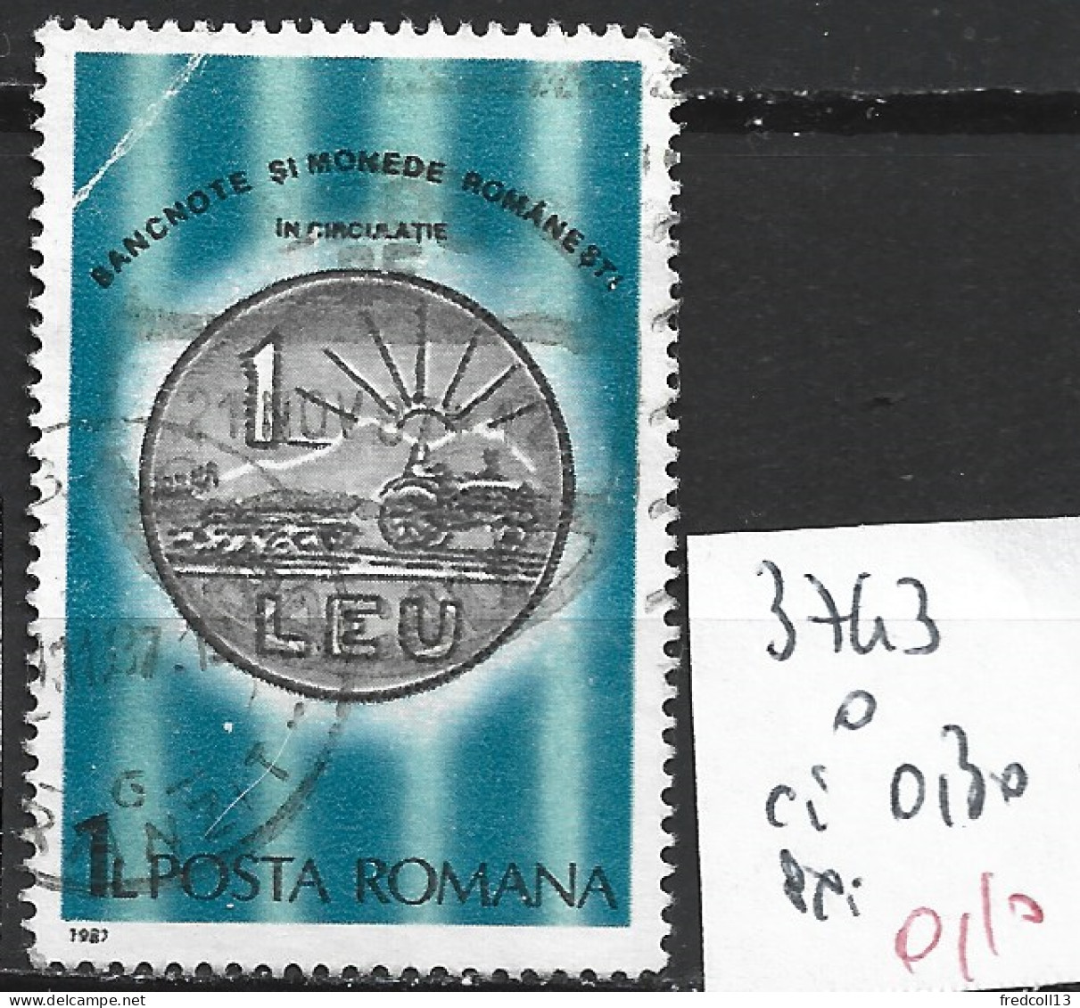 ROUMANIE 3743 Oblitéré Côte 0.30 € - Used Stamps