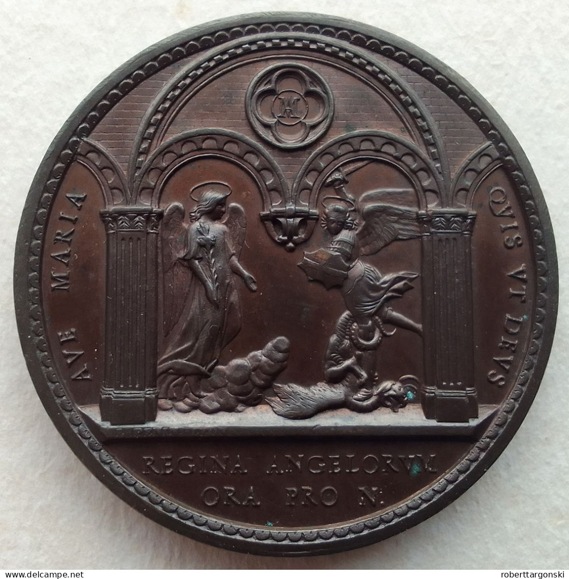 2 X Medaille - France - Gymnasium Metense - L. Penin - Lyon - 1866 - Altri & Non Classificati