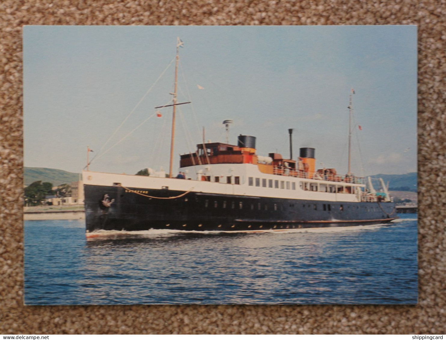 CALEDONIAN MACBRAYNE (CALMAC) LOCHFYNE LARGE CARD - Ferries