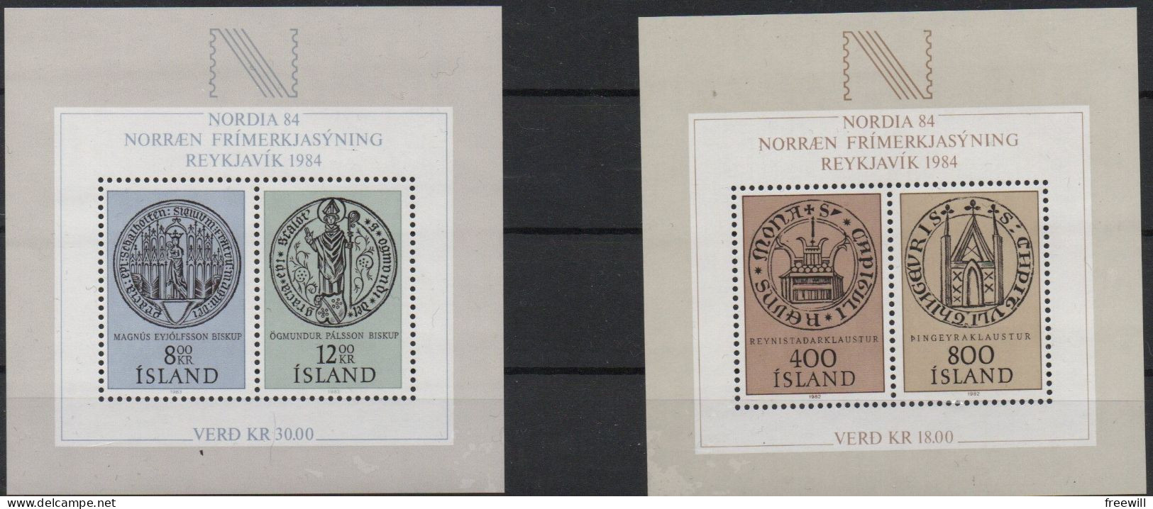 Exposition Philatélique - Stamp Exhibition 1984 - Blocks & Sheetlets