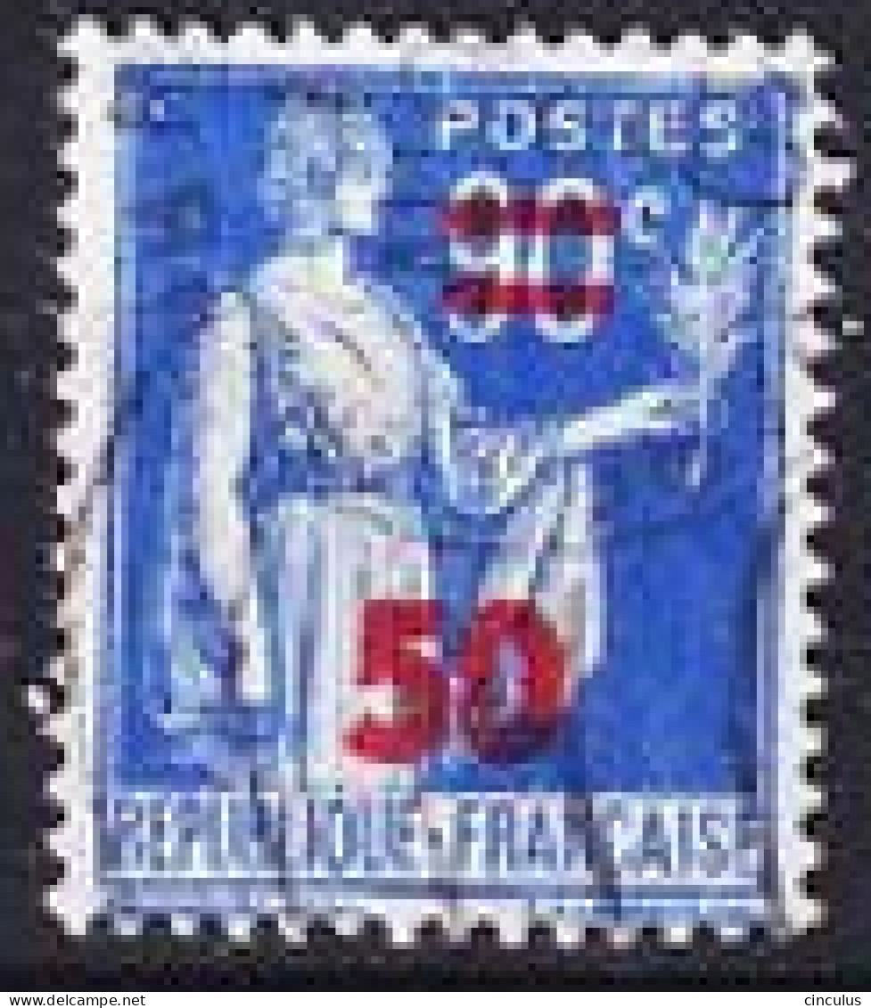1941. France. Peace Surcharge. Used. Mi. Nr. 484 - Used Stamps