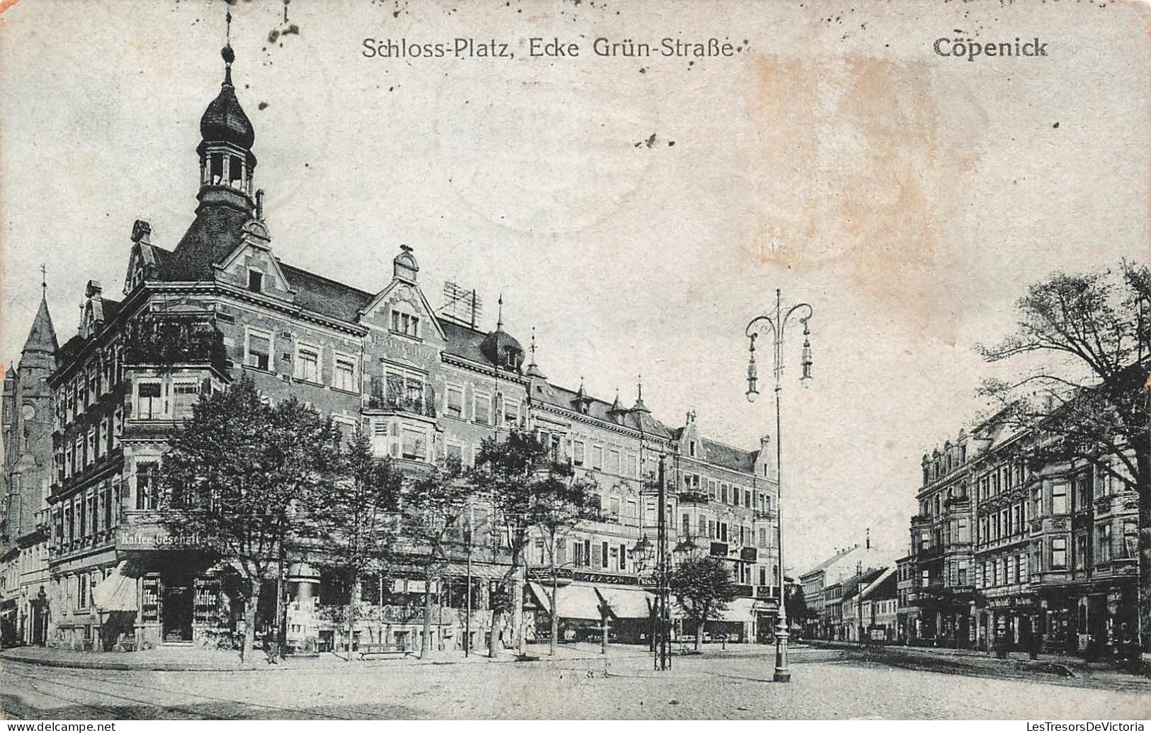 ALLEMAGNE - Schloss Platz - Ecke Grun StraBe - Copenick - Vue Générale - Carte Postale Ancienne - Koepenick