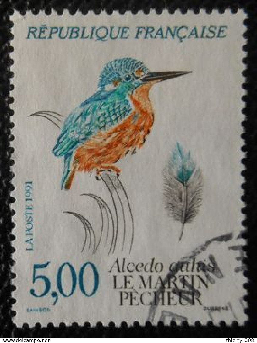 2724 France 1991 Oblitéré  Nature De France  Martin Pêcheur - Oblitérés