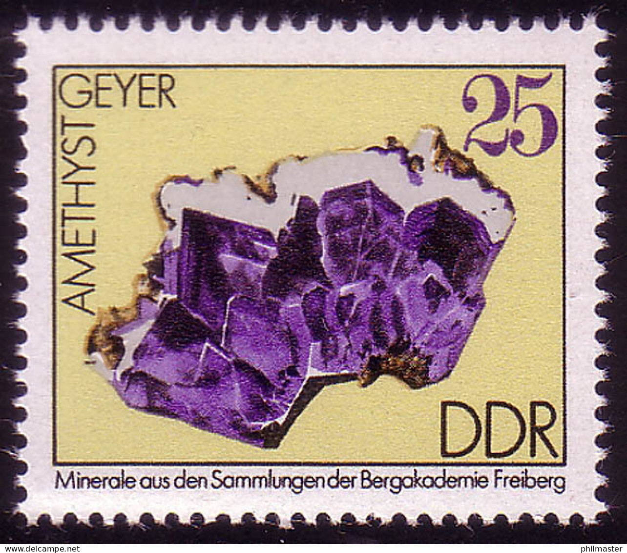 2009 Minerale 25 Pf Amethyst ** - Neufs