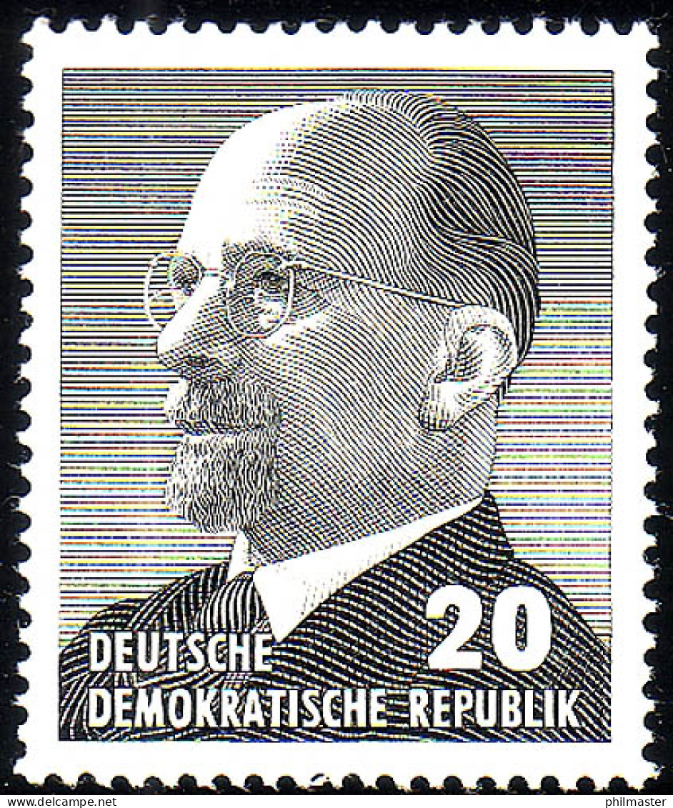 1870 Walter Ulbricht 20 Pf ** - Unused Stamps