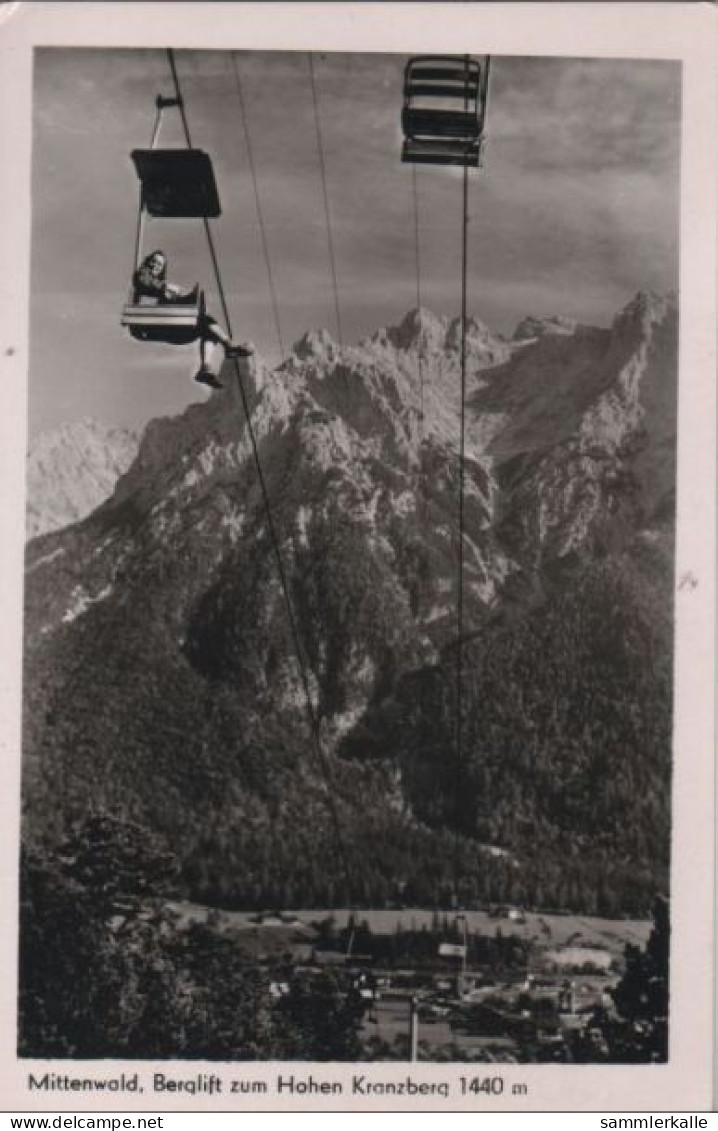 61116 - Mittenwald - Berglift Zum Hohen Kranzberg - Ca. 1960 - Mittenwald