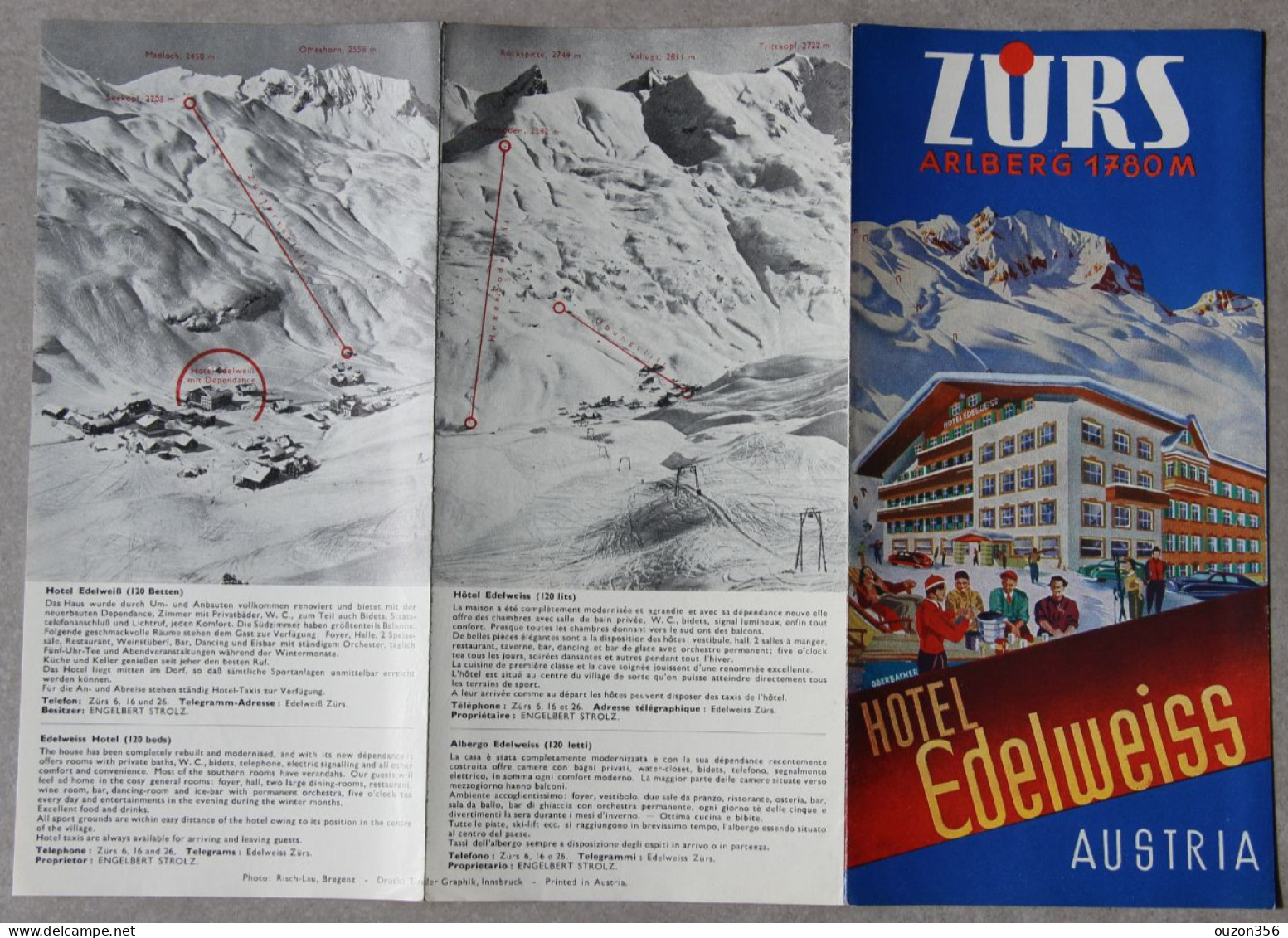 ZURS (Lech, Voralberg, Autriche), Hôtel Edelweiss - Oostenrijk