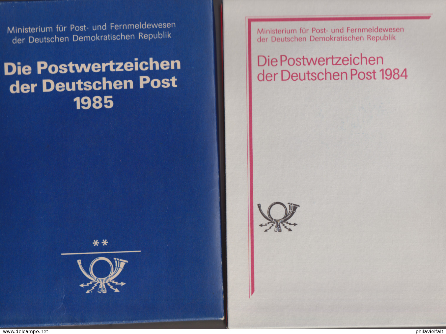 DDR 1984/1985 Und 1990 Jahreszusammenstellungen Der Deutschen Post  ** - Jahressammlungen