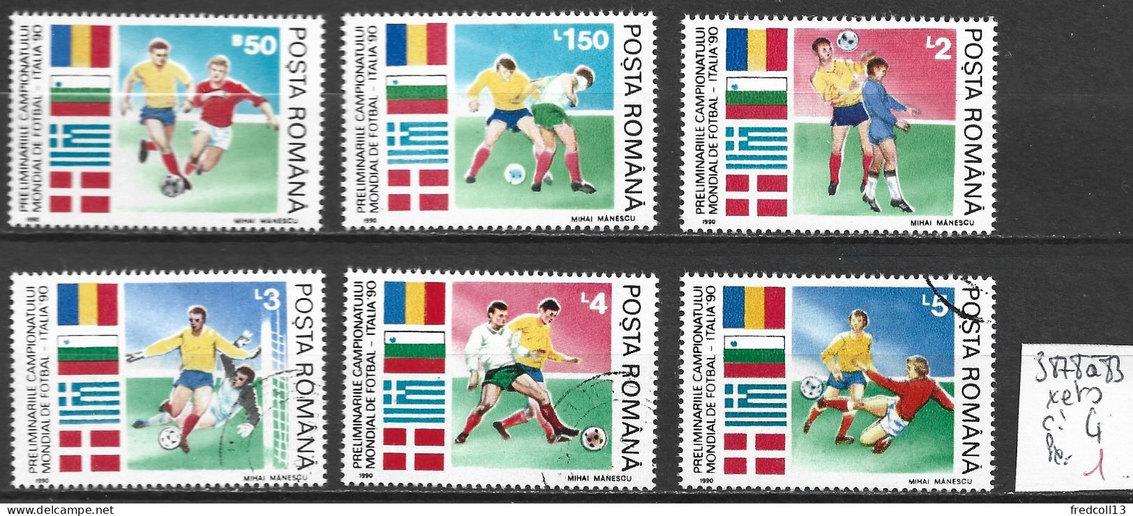 ROUMANIE 3878 à 83 Oblitérés ( 3878-79-80 : * ) Côte 4 € - Used Stamps