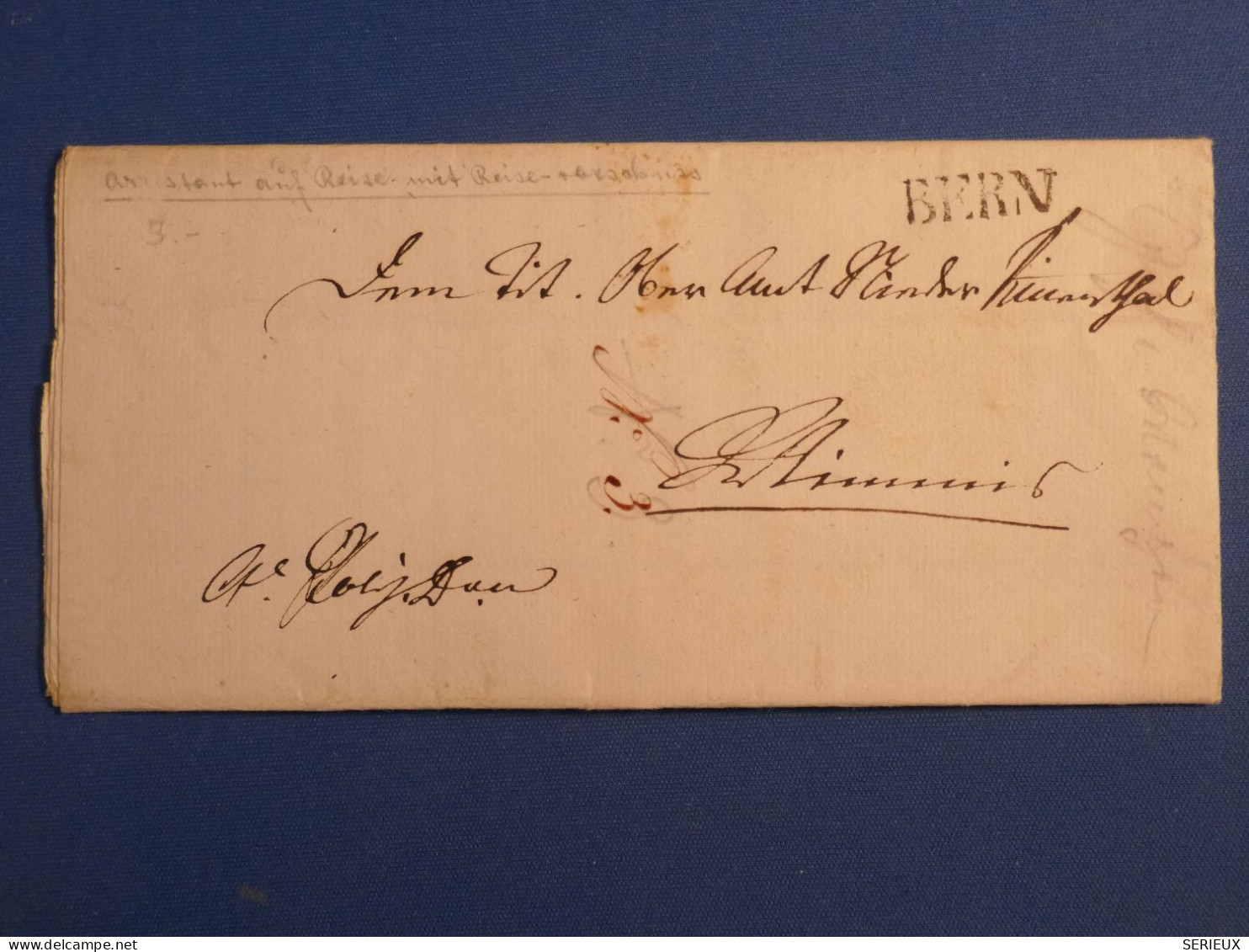 DL3 SUISSE  BELLE LETTRE  1830 CANTON BERN ++AFF. INTERESSANT++ - ...-1845 Préphilatélie