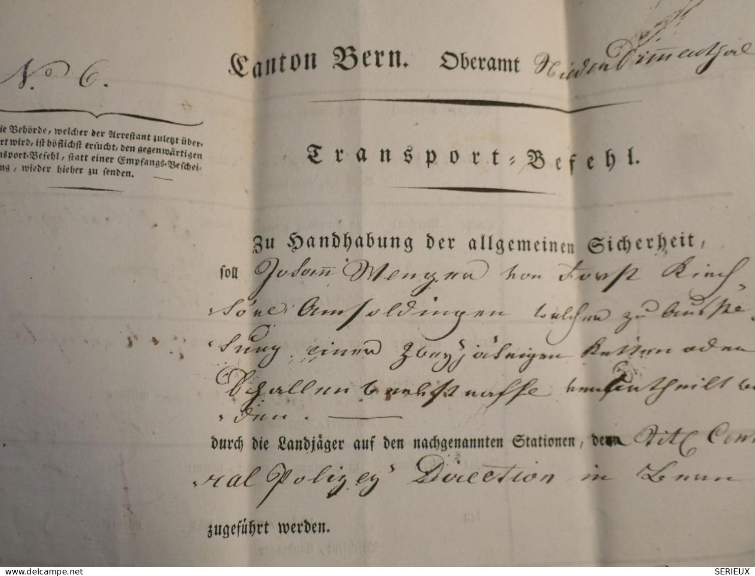 DL3 SUISSE  BELLE LETTRE  1830 CANTON BERN ++AFF. INTERESSANT++ - ...-1845 Préphilatélie