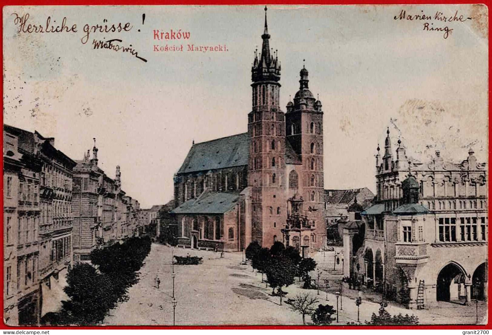 Krakow. Kosciol Maryacki. 1903 - Pologne