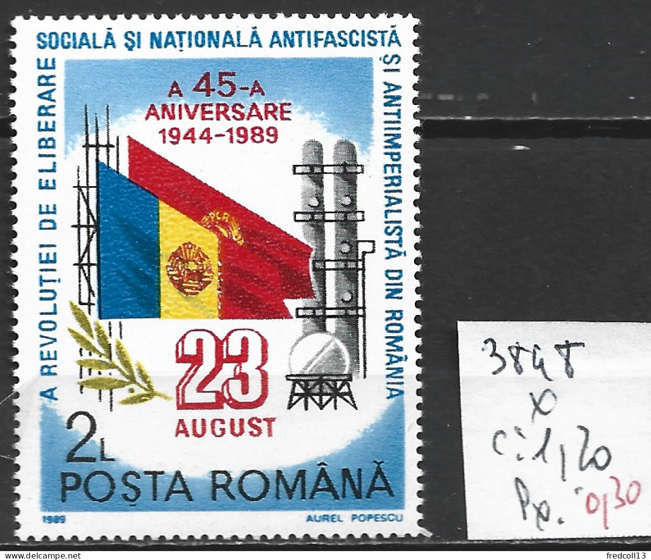 ROUMANIE 3848 * Côte 1.20 € - Unused Stamps