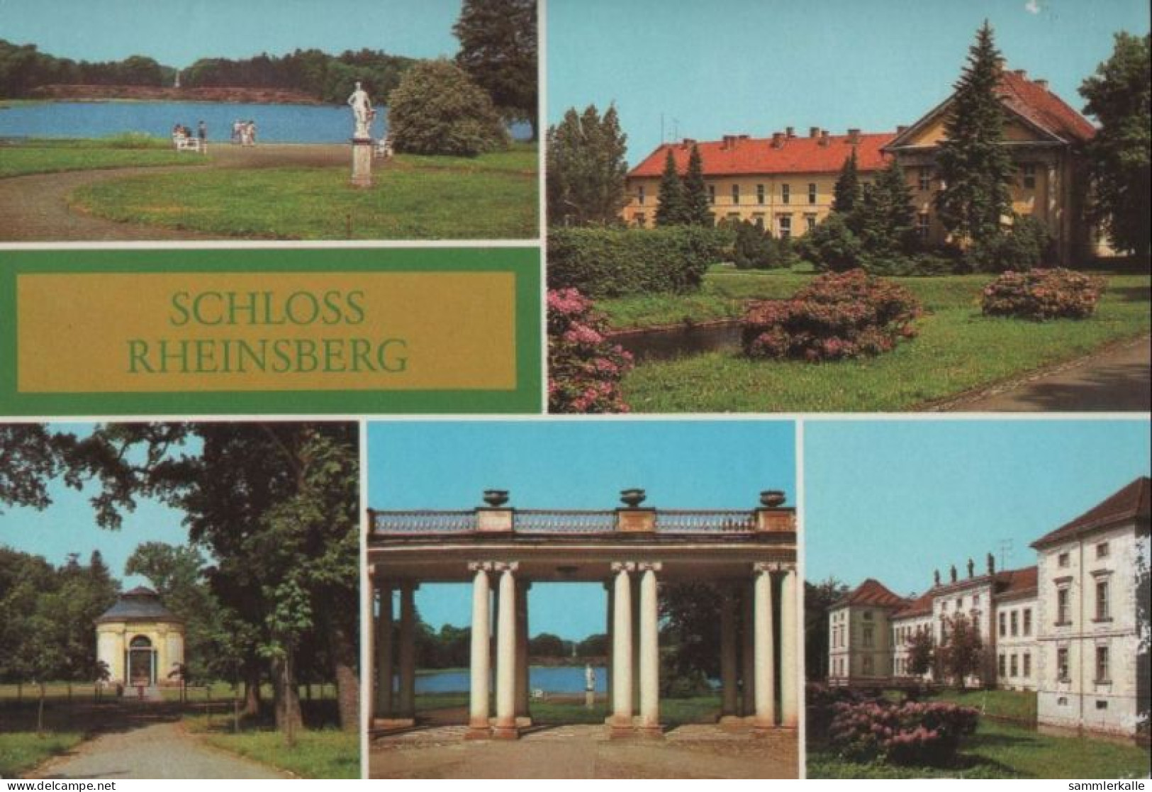 39335 - Rheinsberg - Schloss, U.a. Stadtseite - 1987 - Rheinsberg