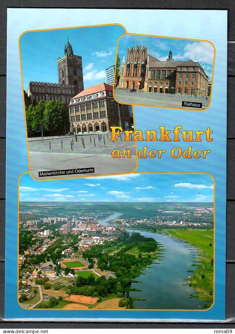 Frankfurt An Der Oder; Luftaufnahme, Marienkirche U. Oderturm, Rathaus; B-474 - Frankfurt A. D. Oder
