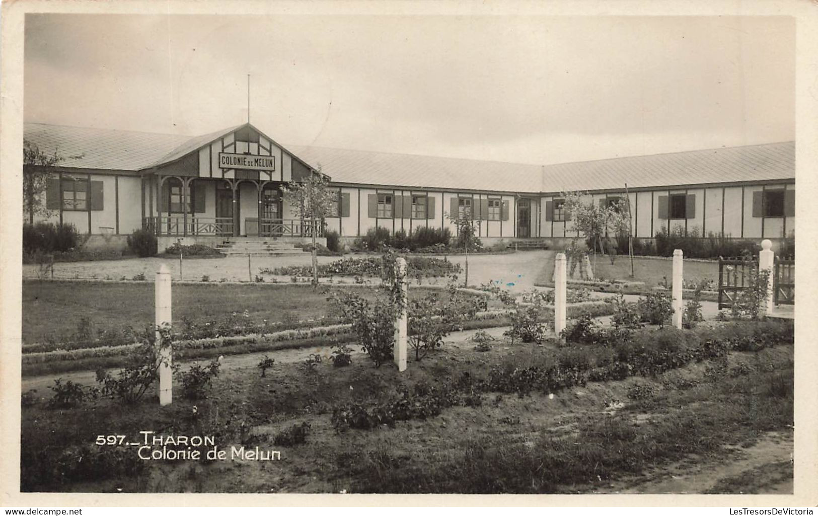 FRANCE - Tharon - Vue Sur La Colonie De Melun - Carte Postale Ancienne - Tharon-Plage