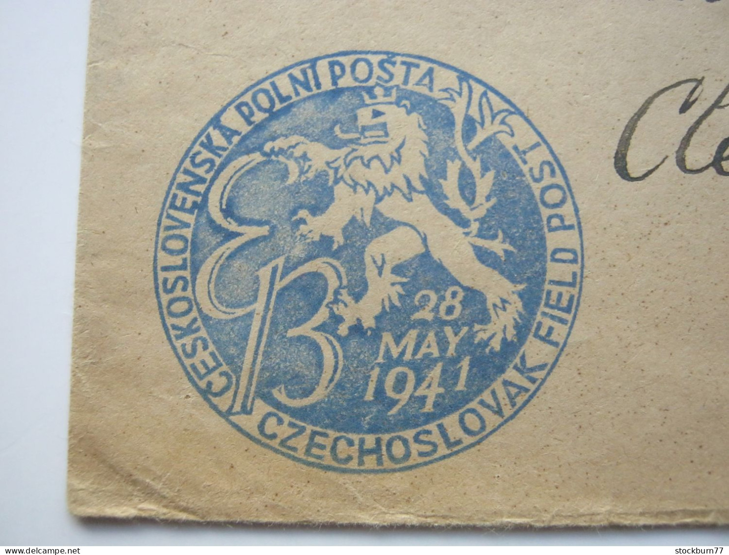 1946 , Tschechoslowakei , Field Post In Grossbritannien , Cover To USA - Lettres & Documents