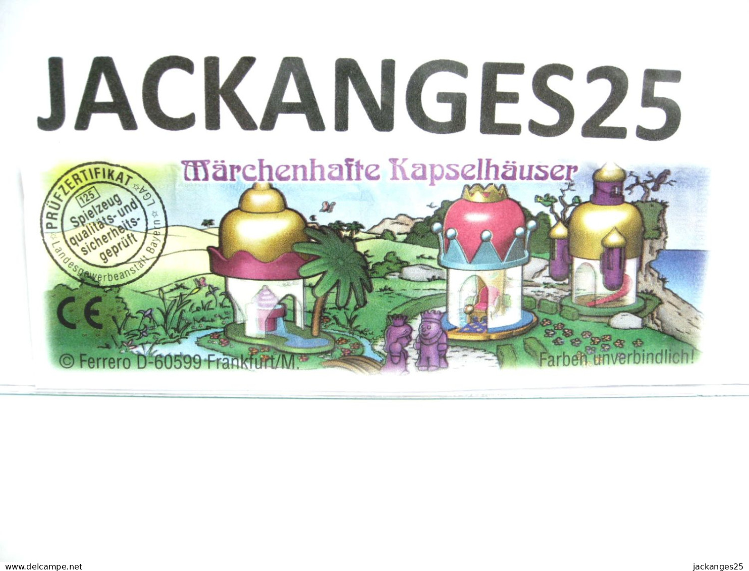 KINDER 3.1 634921 MAISONS MAGIQUES 1998  + BPZ - Steckfiguren