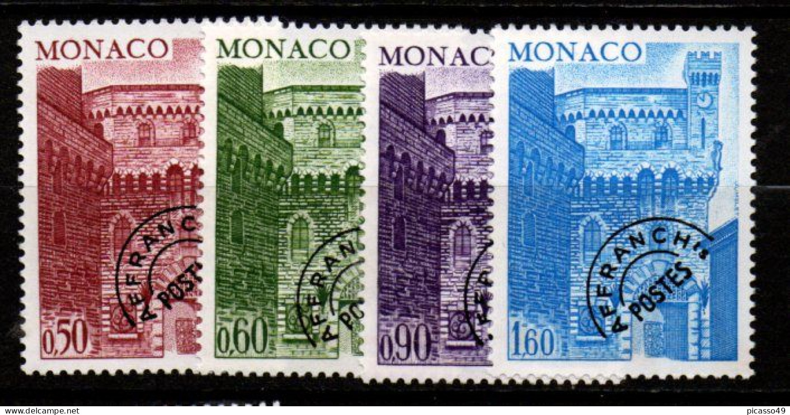 Monaco , Timbres Préoblitéré N° P38 A P41 ** - Precancels