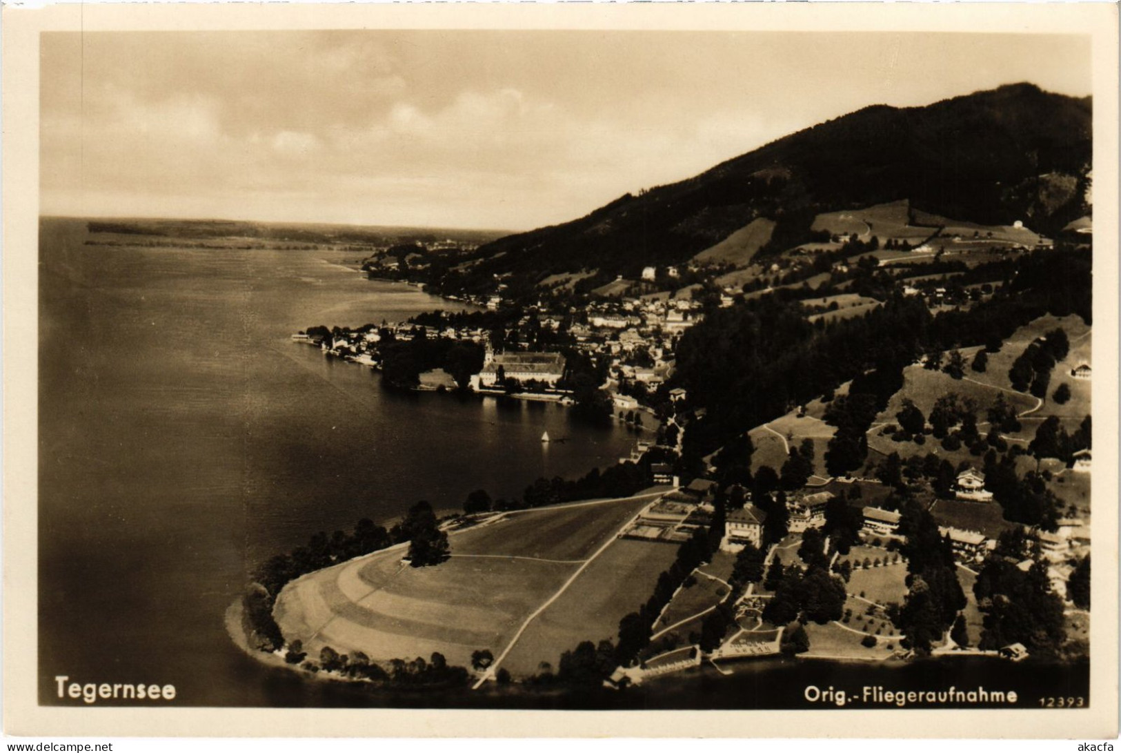 CPA AK Tegernsee Orig.Fliegeraufnahme GERMANY (1212793) - Tegernsee