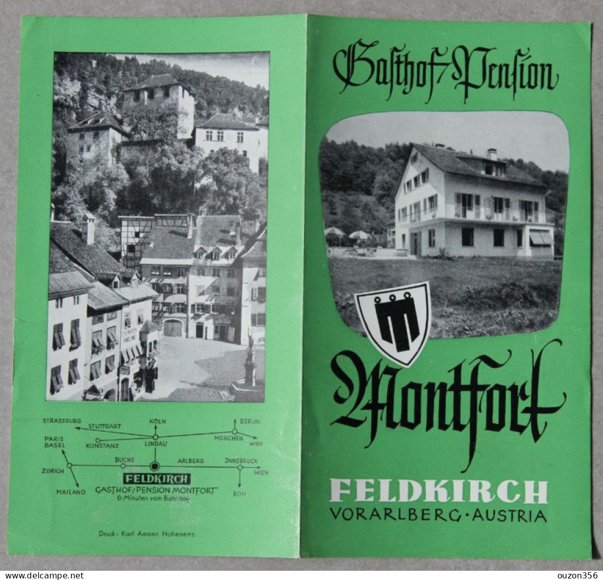 Feldkirch (Voralberg, Autriche), Gasthof Pension Montfort - Austria
