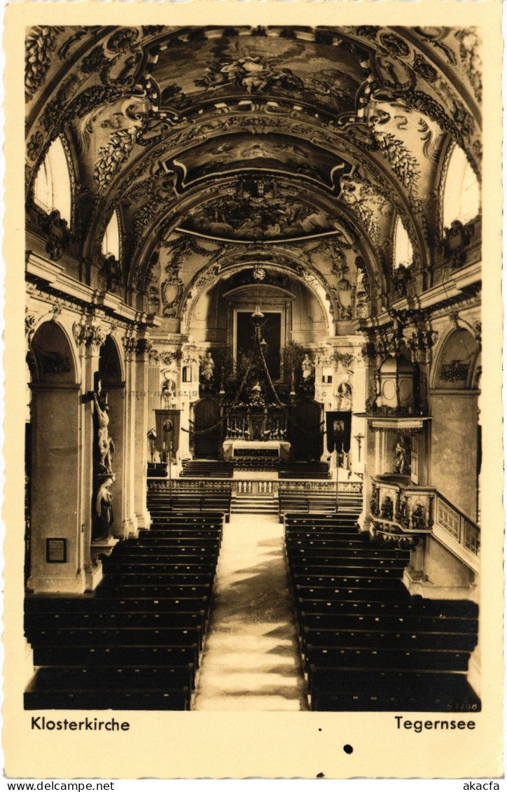 CPA AK Tegernsee Klosterkirche GERMANY (1212768) - Tegernsee