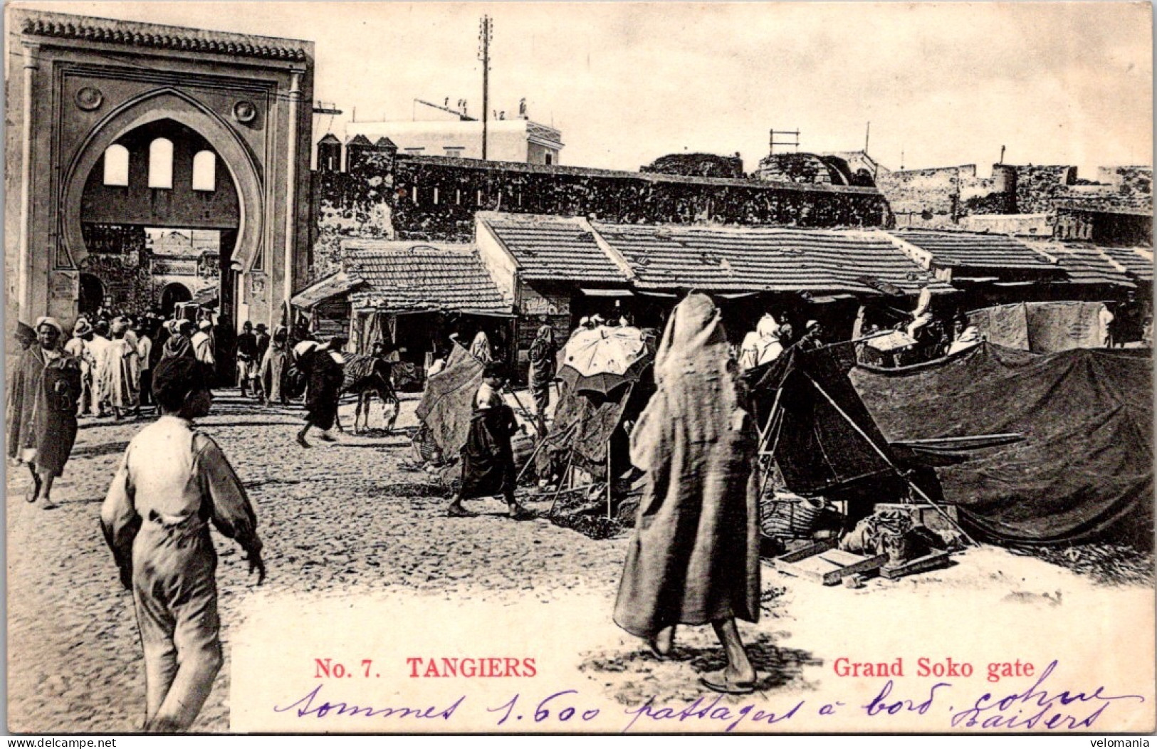 19959 Cpa Maroc - Tangiers - Grand Soko Gate - Otros & Sin Clasificación