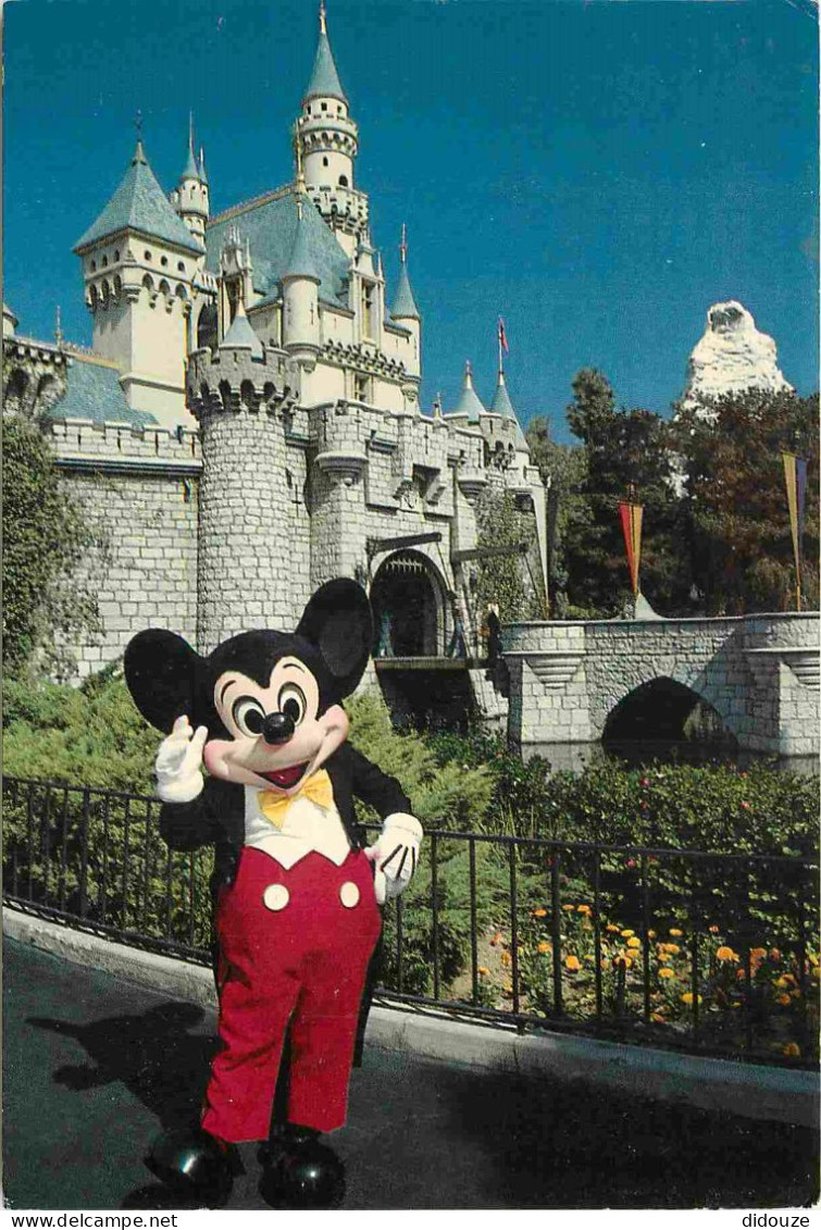 Parc D'Attractions - Disneyland Anaheim - Sleeping Beauty Castle - Château De La Belle Au Bois Dormant - Mickey - CPM -  - Disneyland