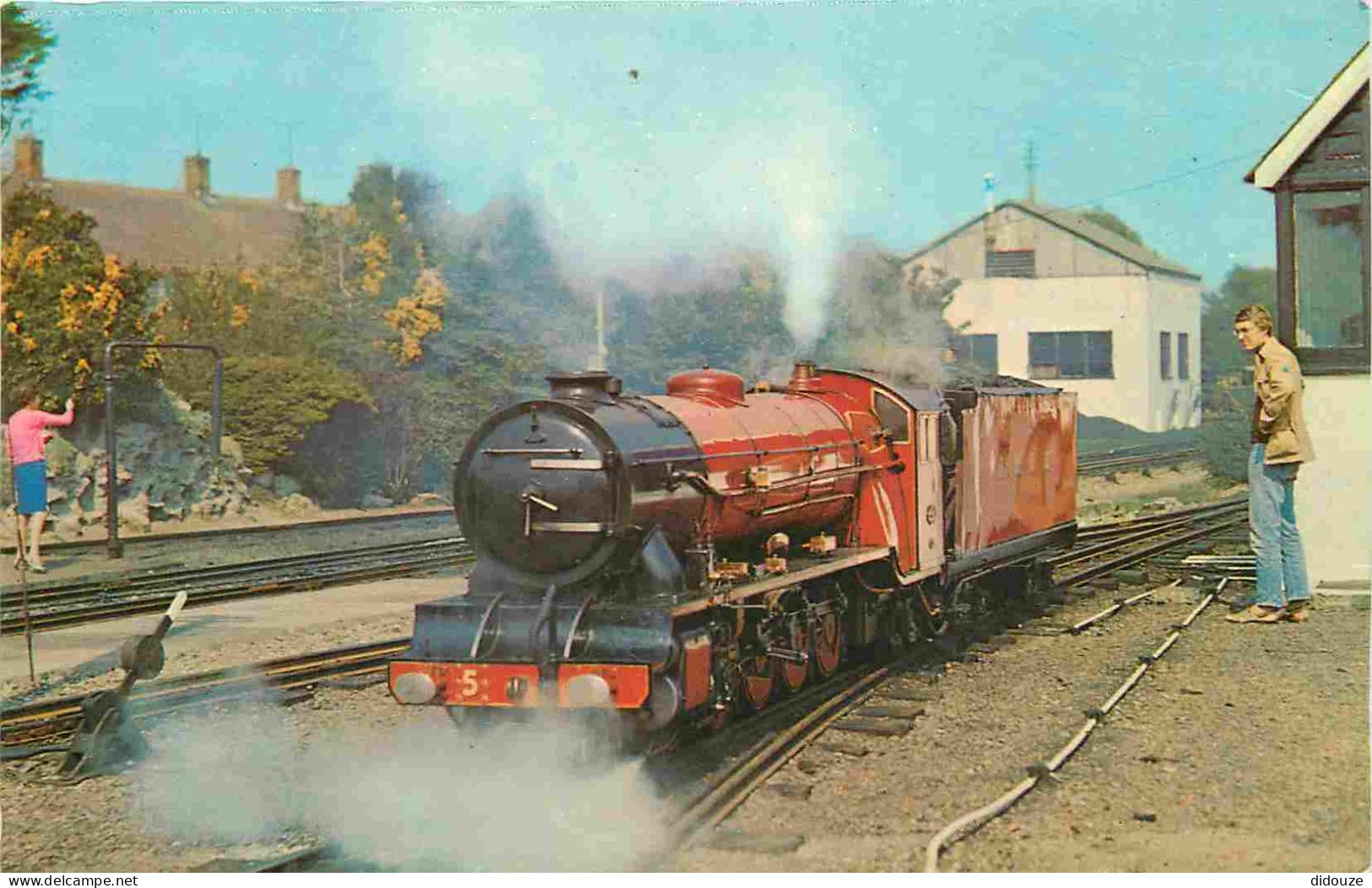 Trains - Matériel - Hercules RHD Raiiway 4-8-2 - Mountain Class Loco No. 5 - CPM 14x9 Cms - Voir Scans Recto-Verso - Materiaal