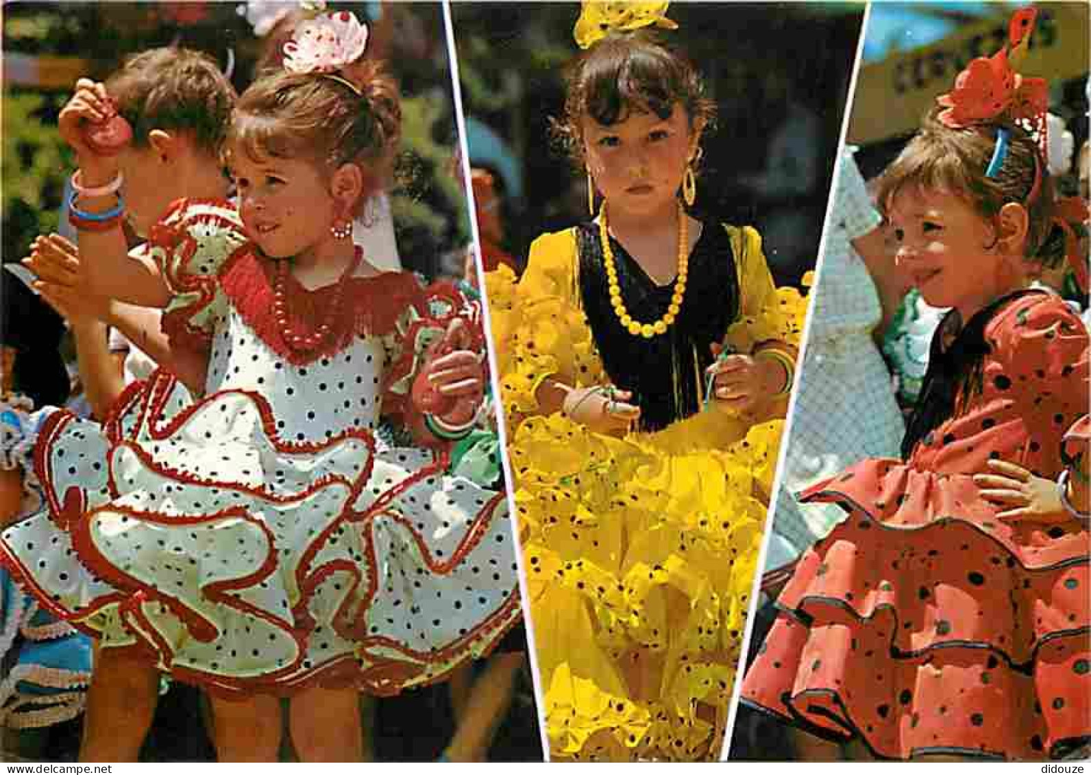 Folklore - Costumes - Espagne - Esnana Tipica - Scènes Typiques - Enfants - CPM - Voir Scans Recto-Verso - Costumes