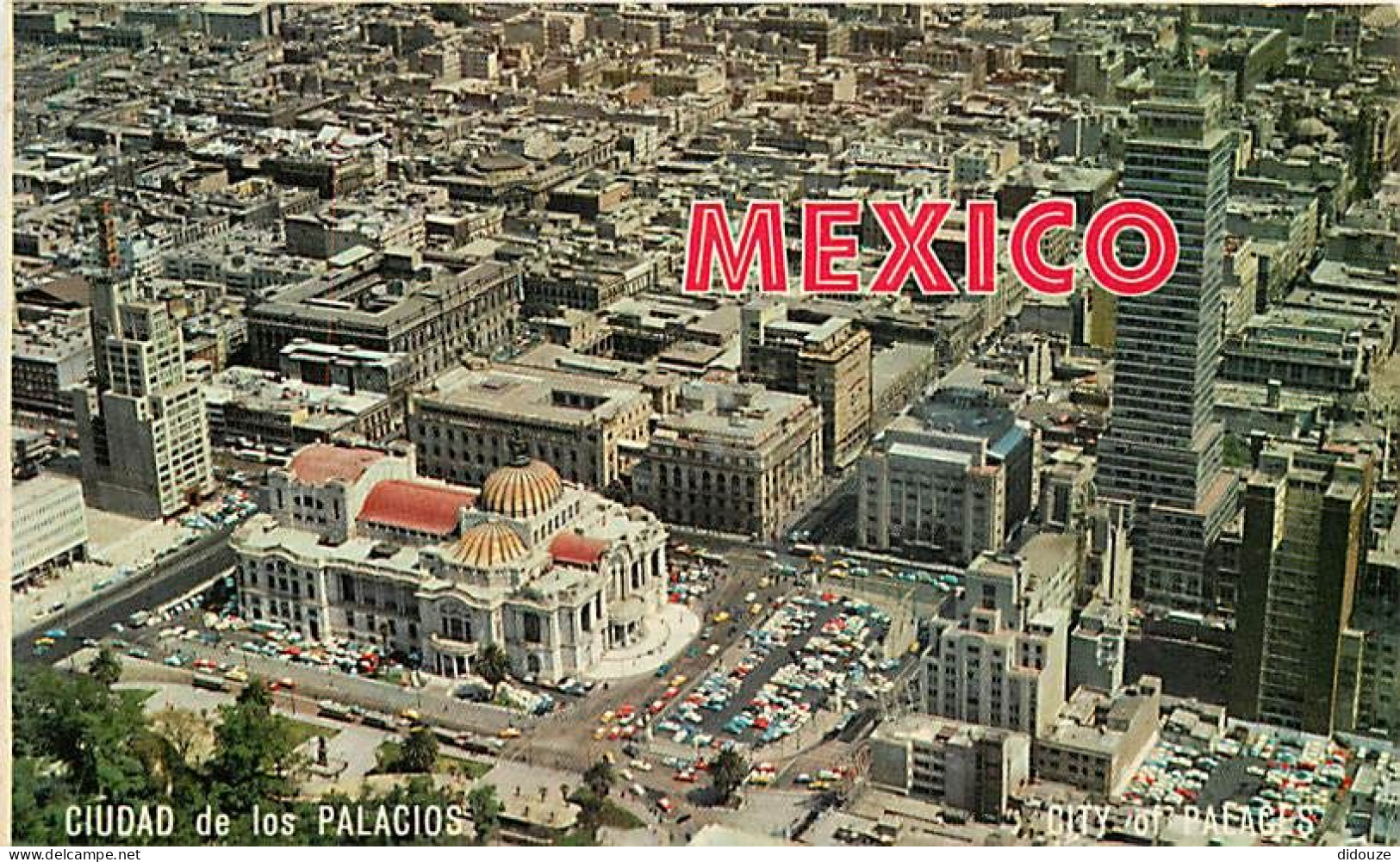 Mexique - Mexico - Vista Aereo Del Centro De La Ciudad De Mexico - Air View Of Center Of Mexico City - Vue Générale Aéri - Mexico