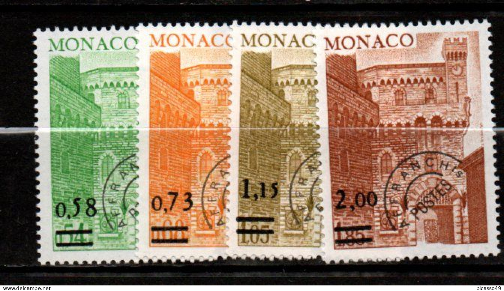 Monaco , Timbres Préoblitéré N° P38 A P53** - Precancels