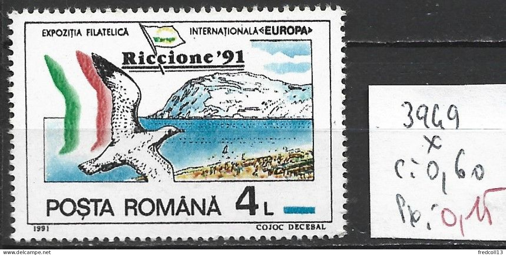 ROUMANIE 3949 * Côte 0.60 € - Neufs