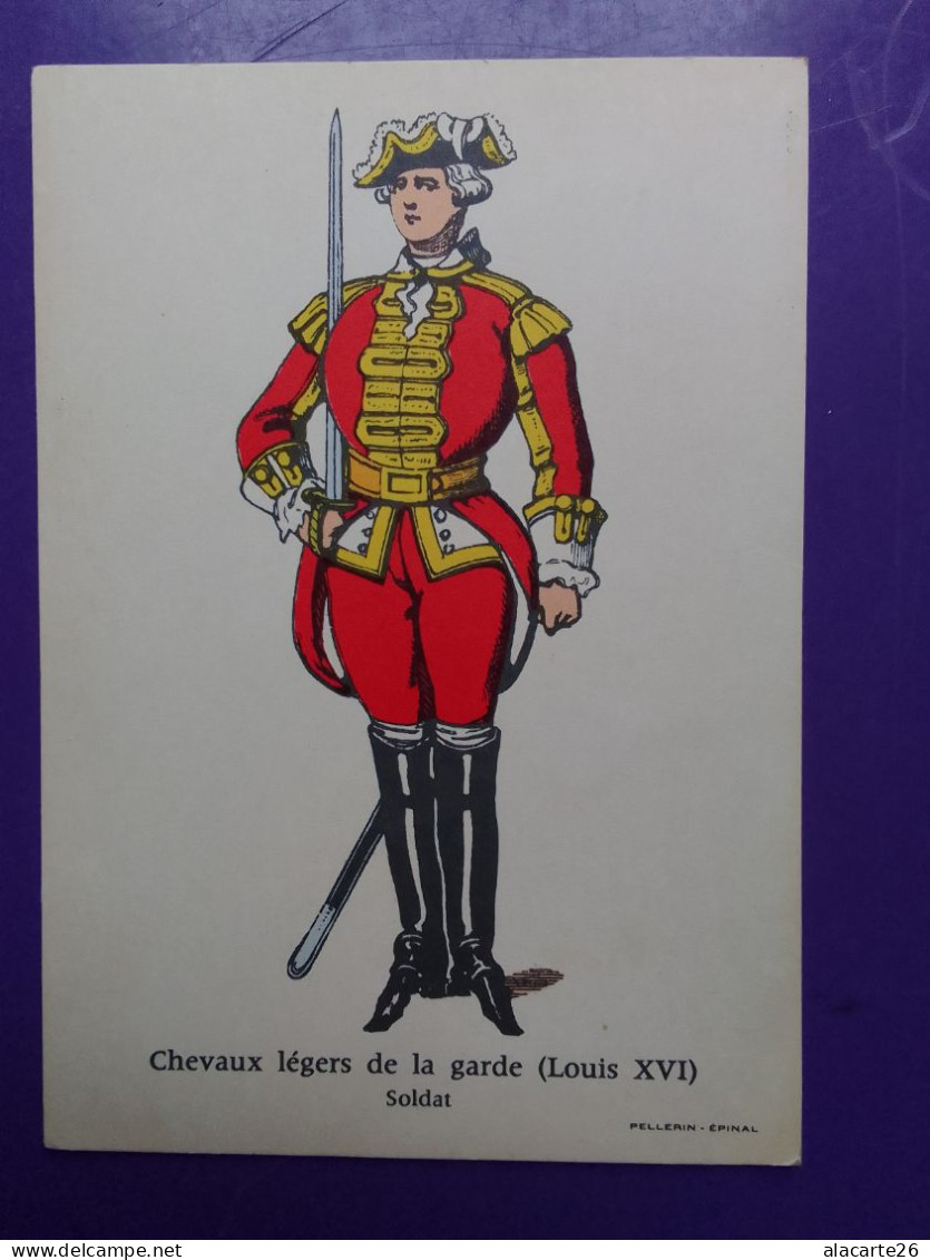 CPA SOLDAT - Chevaux Légers De La Garde (Louis XVI) - Personen