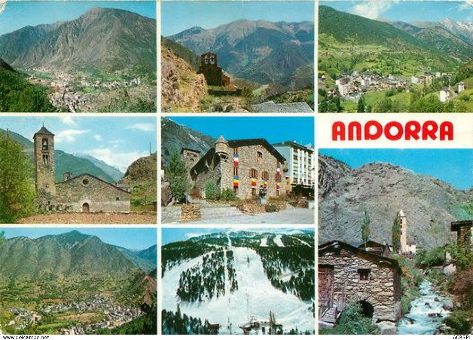 ANDORRE Andorra Diferentes Vistes De Les Valls   21   (scan Recto-verso)MA2023Bis - Andorre