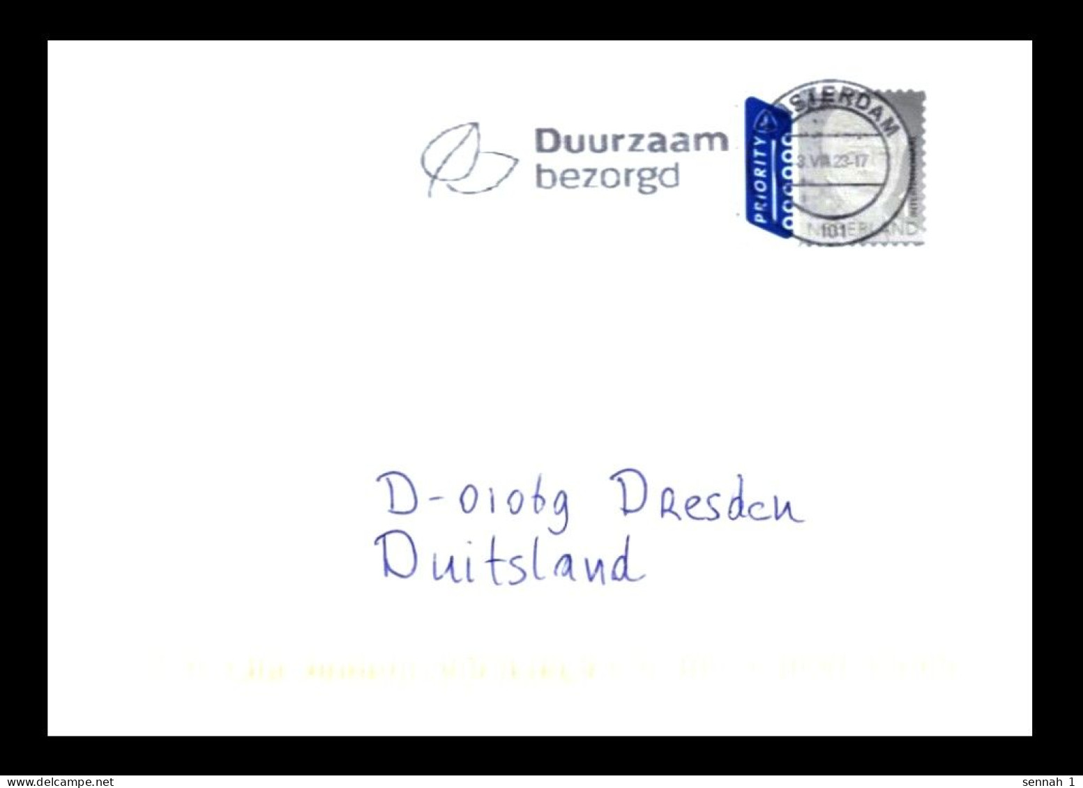 Niederlande / Netherlands: Stempel 'Nachhaltig, 2023' / Cancel 'Sustainably Delivered' / Poststempel 'Duurzaam Bezorgd' - Protección Del Medio Ambiente Y Del Clima