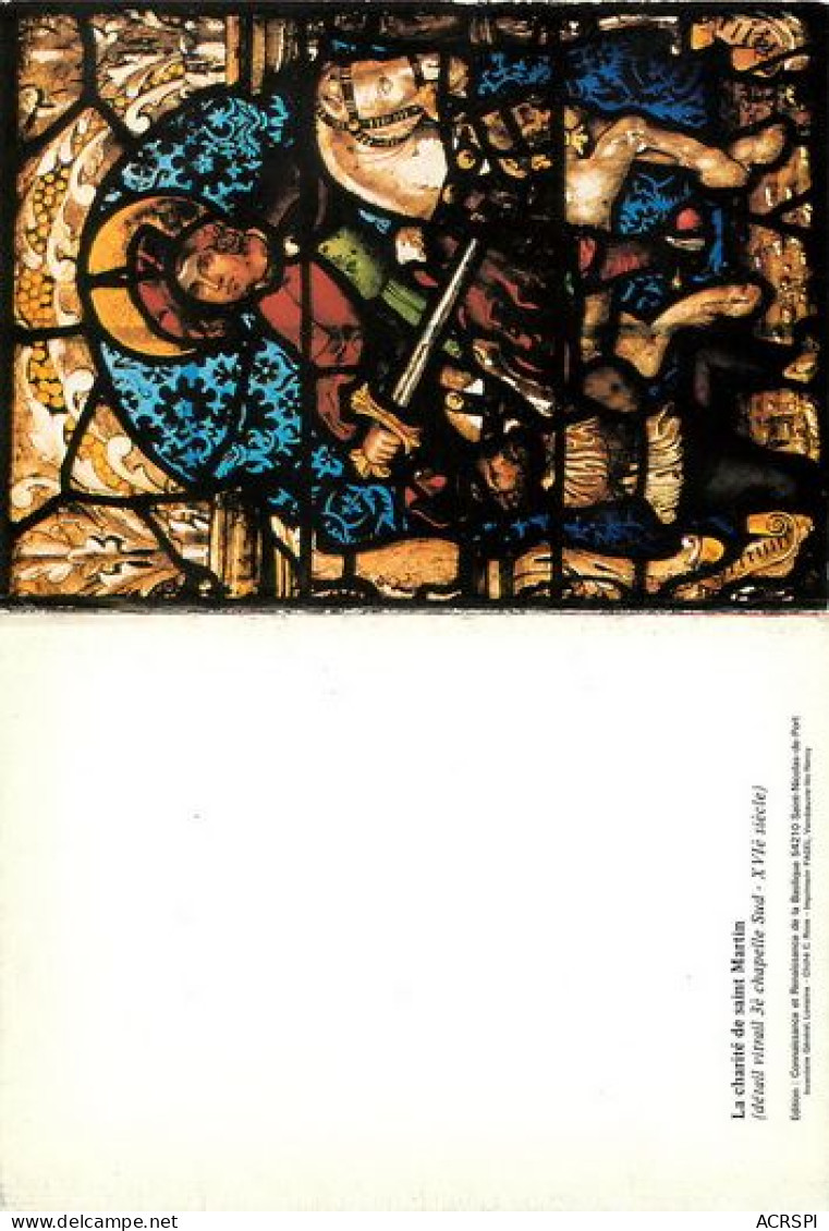 SAINT NICOLAS DE PORT  BASILIQUE  Charité De Saint Martin Carte Double 26    (scan Recto-verso)MA2058Ter - Saint Nicolas De Port