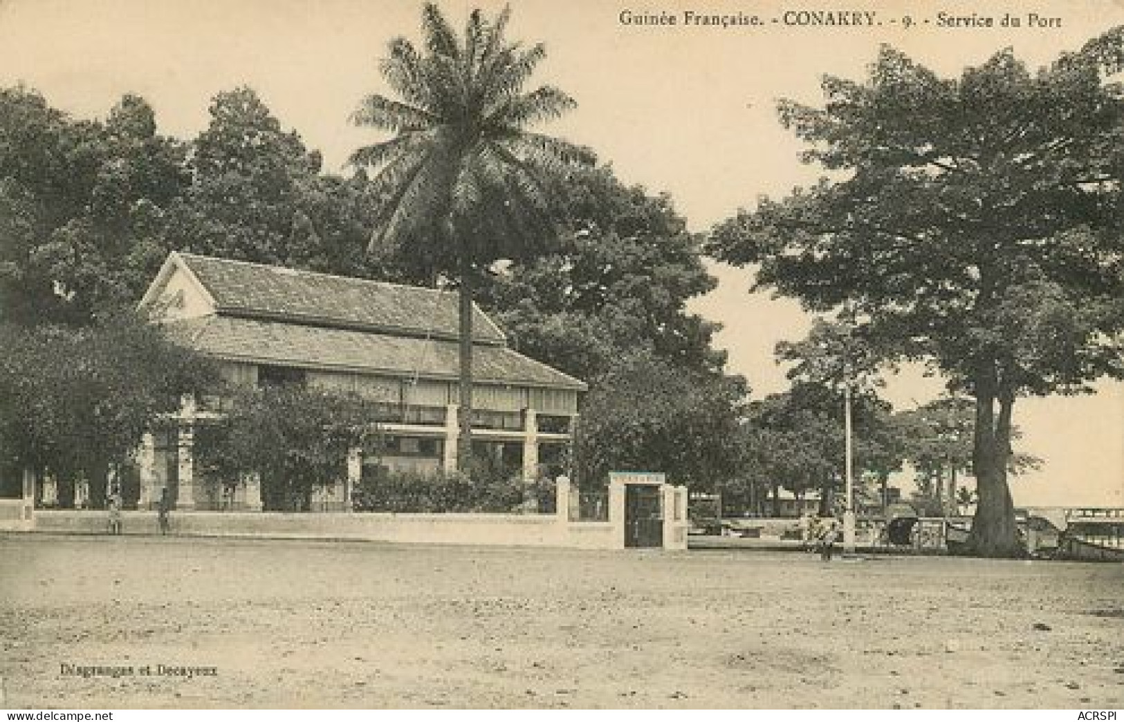 GUINEE FRANCAISE  CONAKRY Service Du Port  50  (scan Recto-verso)MA2058Bis - Guinea Francese