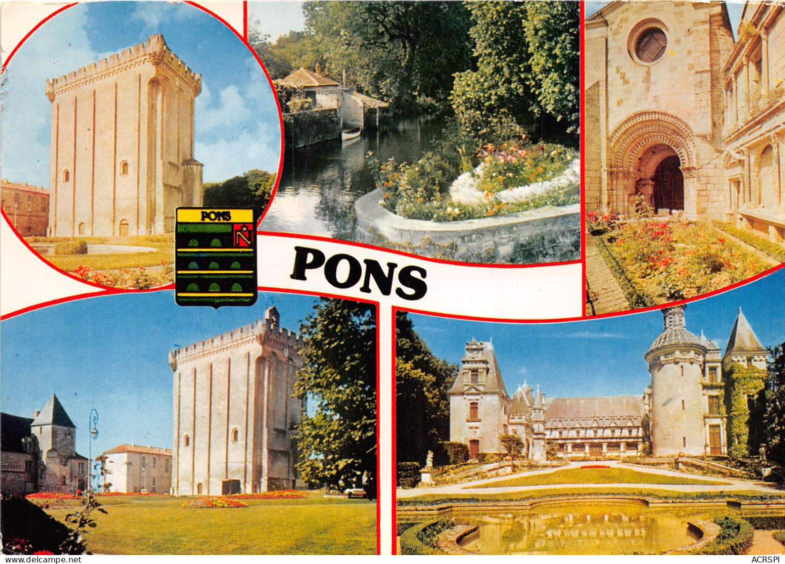 PONS Le Donjon Les Bords De La Seugne 10(scan Recto-verso) MA2070 - Pons