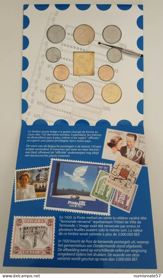 Coffret FDC BELGIQUE - 150 Ans De Timbres En Belgique - 1849 - 1999 - ( Philatélie ) - FDC, BU, Proofs & Presentation Cases