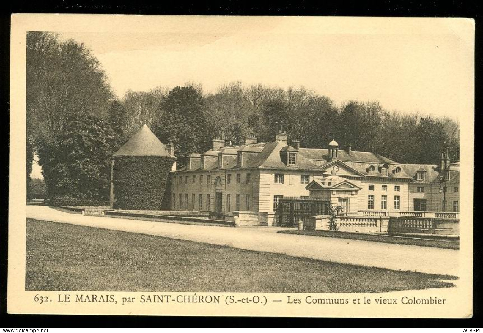 SAINT  CHERON  Le MARAIS Par Saint Chéron Les Communs Et Le Vieux Colombier édition Baslé à Gyf Carte Rare - Saint Cheron