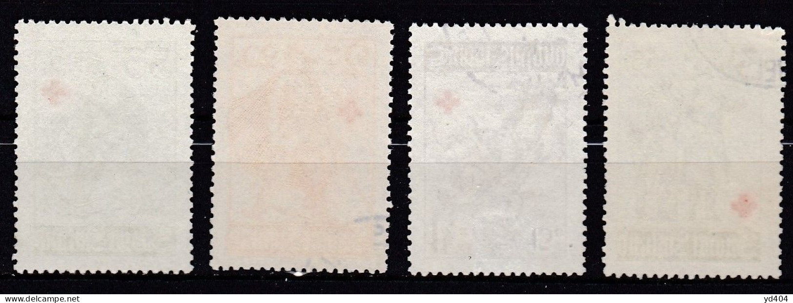 FI059 – FINLANDE – FINLAND – 1940 – RED CROSS FUND – SG 335/38 USED 14 € - Used Stamps