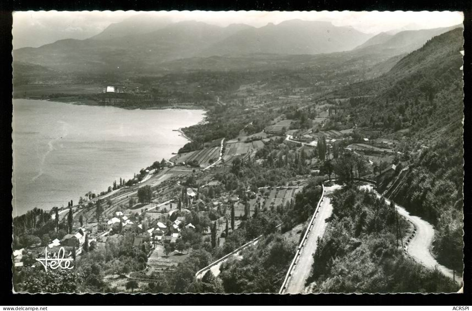 LE BOURGET DU LAC La Route Ducol Du Chat Et Bourdeau édition Télé Carte Rare - Le Bourget Du Lac